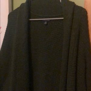 Dark green cardigan